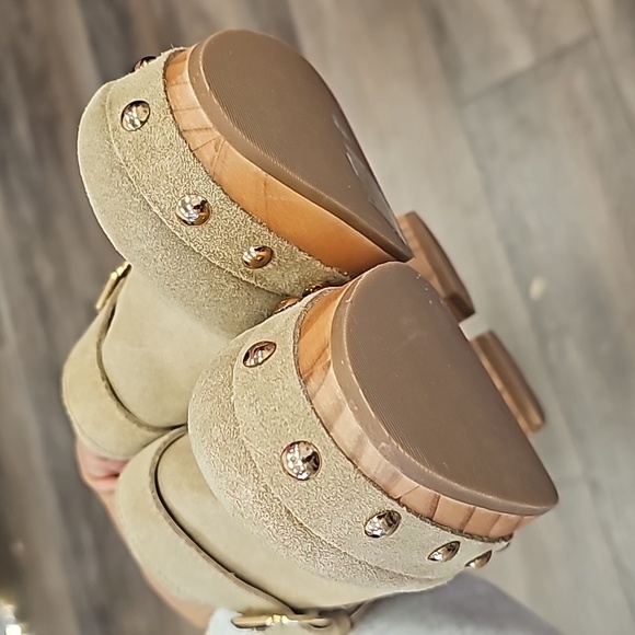 Suede, mules, clogs, shoes, vintage, y2k, casual, school, streetwear,  clean - Picture 10 of 12